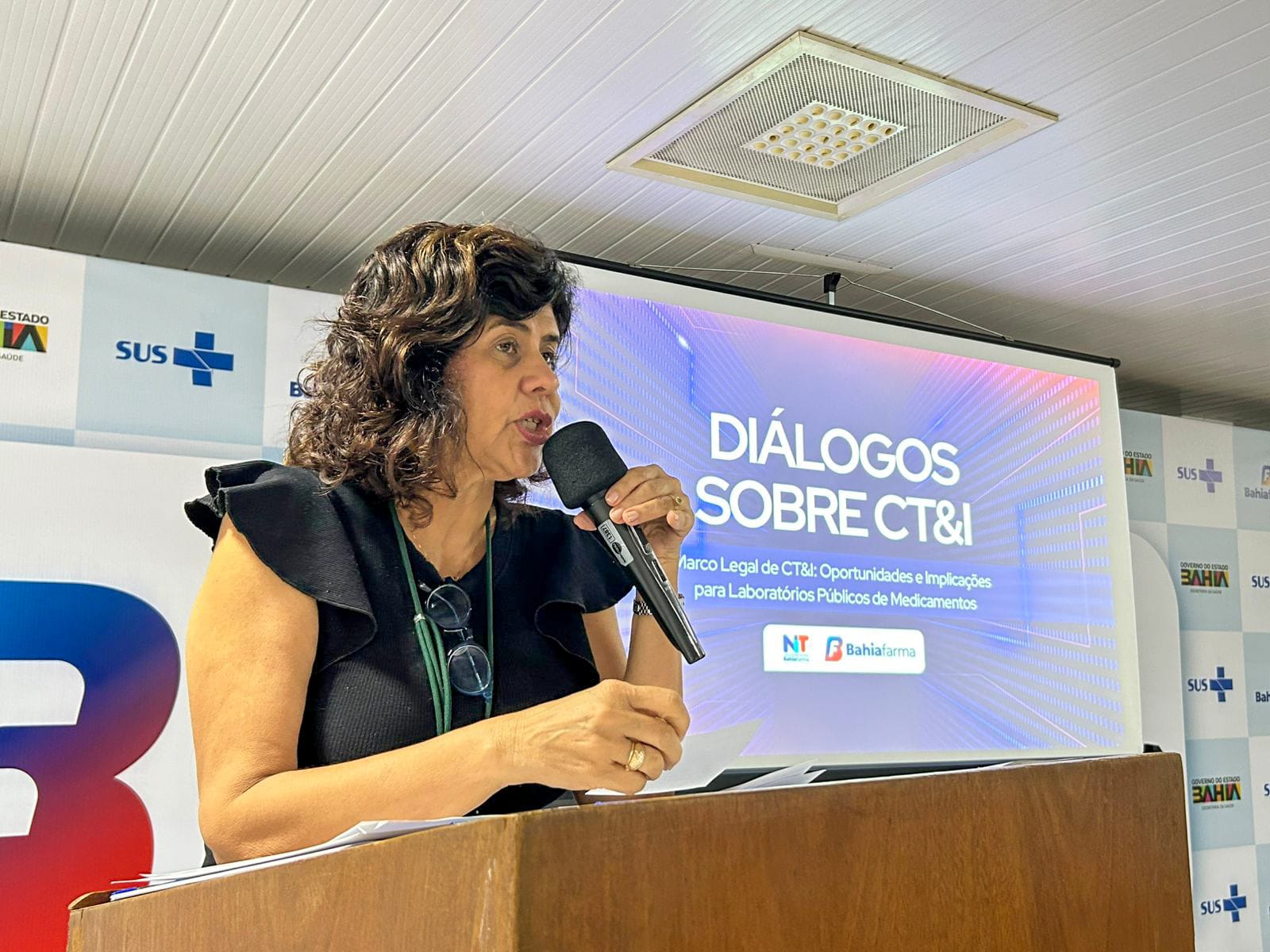 Ceuci Nunes, diretora-presidente da Bahiafarma