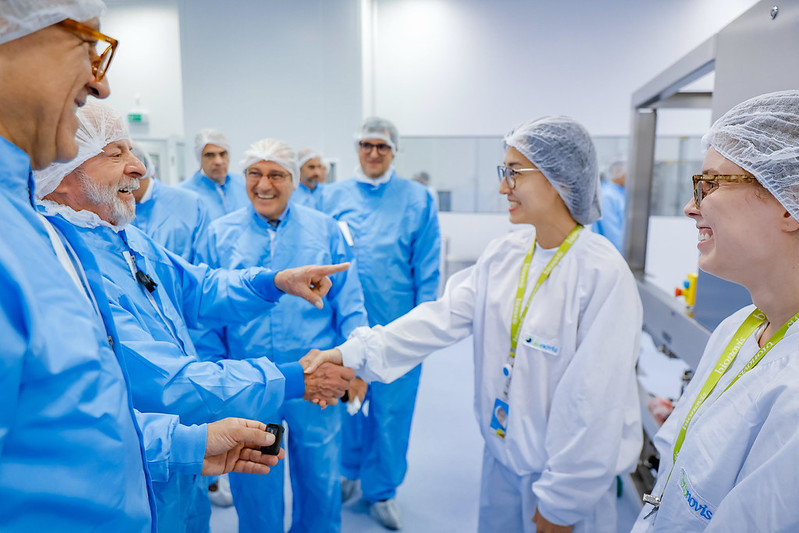 Visita presidente Lula à Bionovis