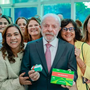 Visita à Bionovis com o presidente Lula