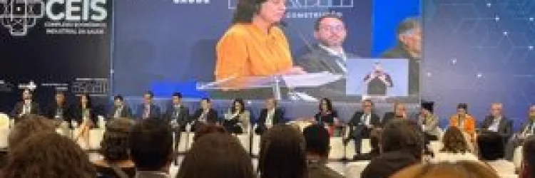 Participação da Ministra da Saúde Nísia Teixeira 