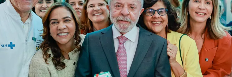 Visita à Bionovis com o presidente Lula