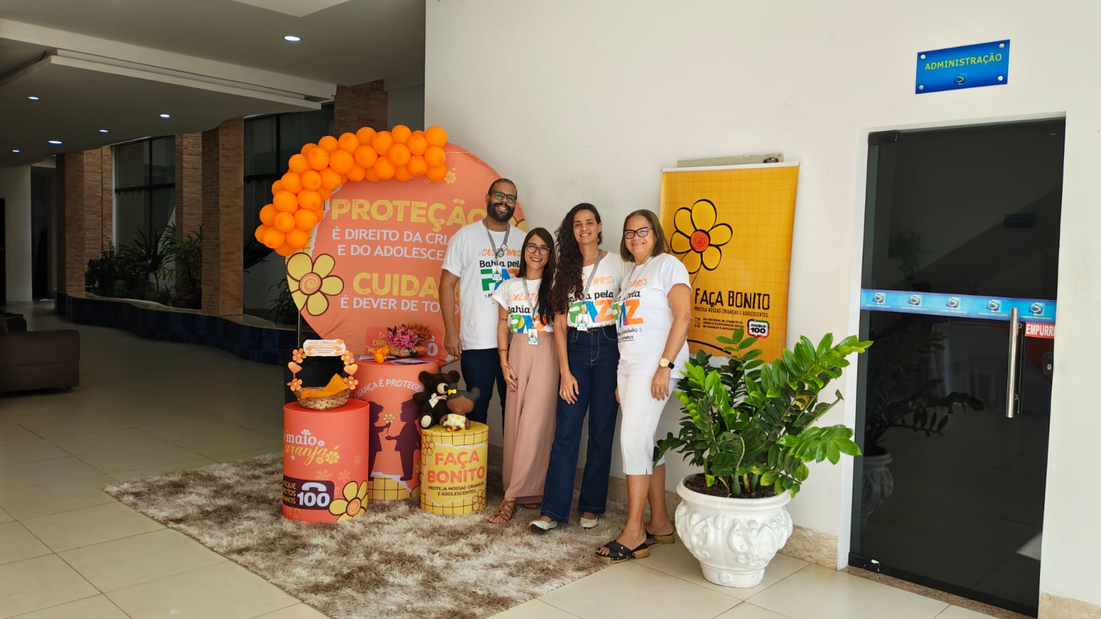 Programa Bahia Pela Paz realiza ações de conscientização contra exploração sexual de crianças e adolescentes no estado