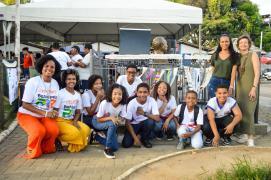 Intervenção cultural promovido por Coletivo Bahia Pela Paz - Liberdade potencializa acesso a equipamentos de saúde e lazer 