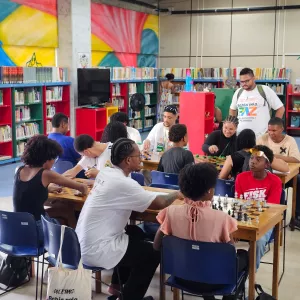 Imersão cultural do Programa Bahia pela Paz conecta jovens ao universo da leitura na Biblioteca Central da Bahia