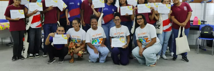 Programa Bahia Pela Paz certifica 30 estudantes em formação para primeiro emprego em São Caetano