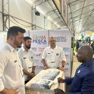 Estande da Bahia Pesca na Aquishow