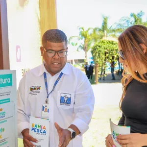 Durante a Bahia Farm Show 2026, a Bahia Pesca apresentou ações de fortalecimento da aquicultura e destacou perspectivas de novos investimentos para o desenvolvimento da cadeia produtiva do pescado no estado.