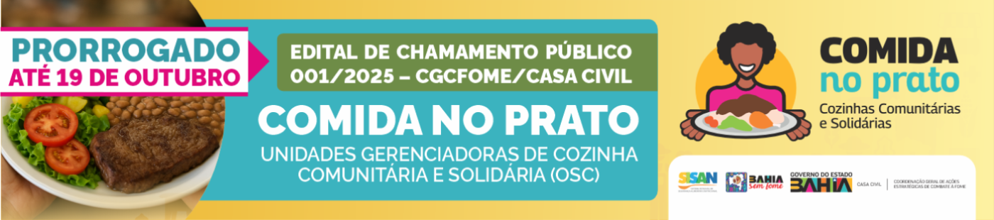 Edital 001/2025 - Prorrogação