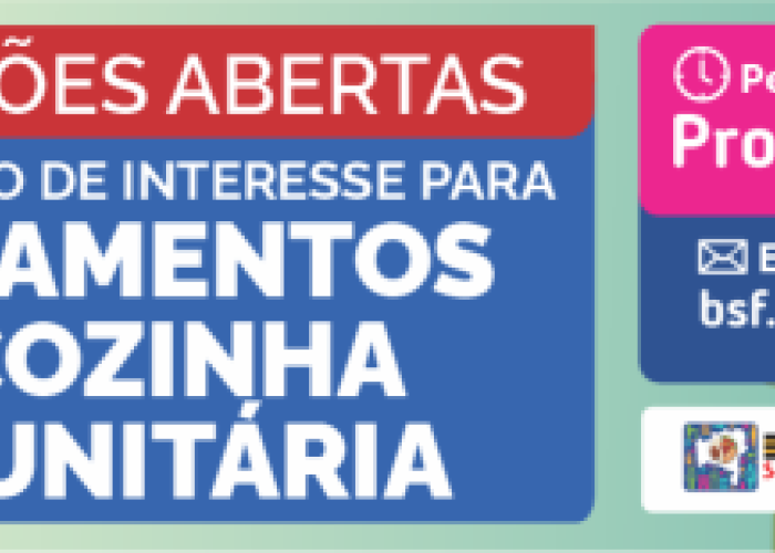 Equipamentos de Cozinha Comunitária