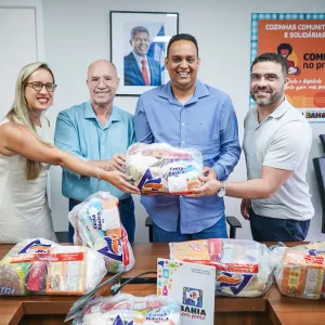 Bahia Sem Fome recebe doação de 1,5 tonelada de alimentos