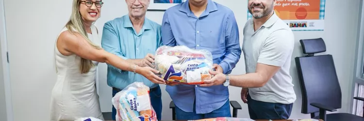 Bahia Sem Fome recebe doação de 1,5 tonelada de alimentos