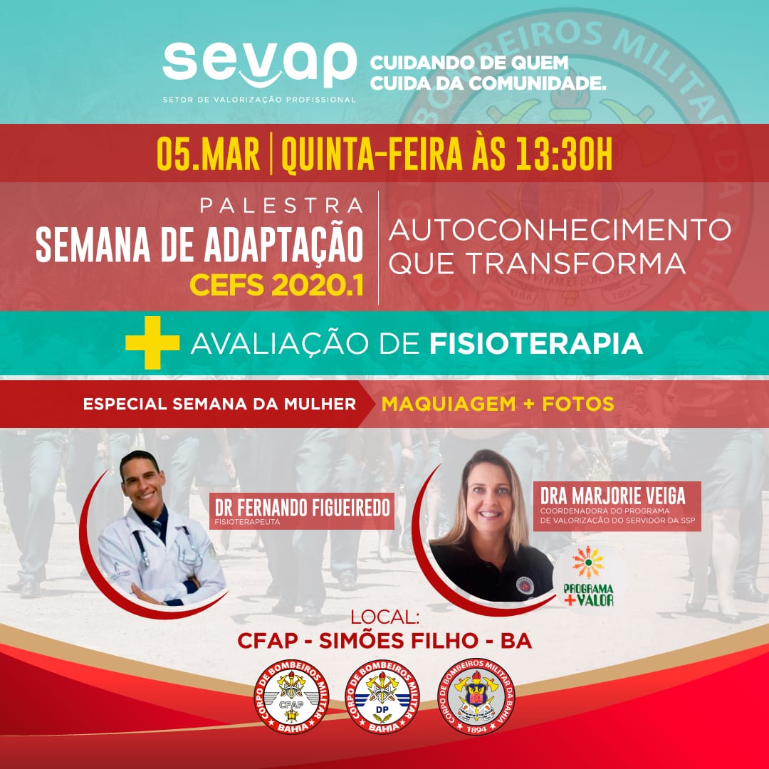 Palestra Semana de Adaptação CEFS 2020.1
