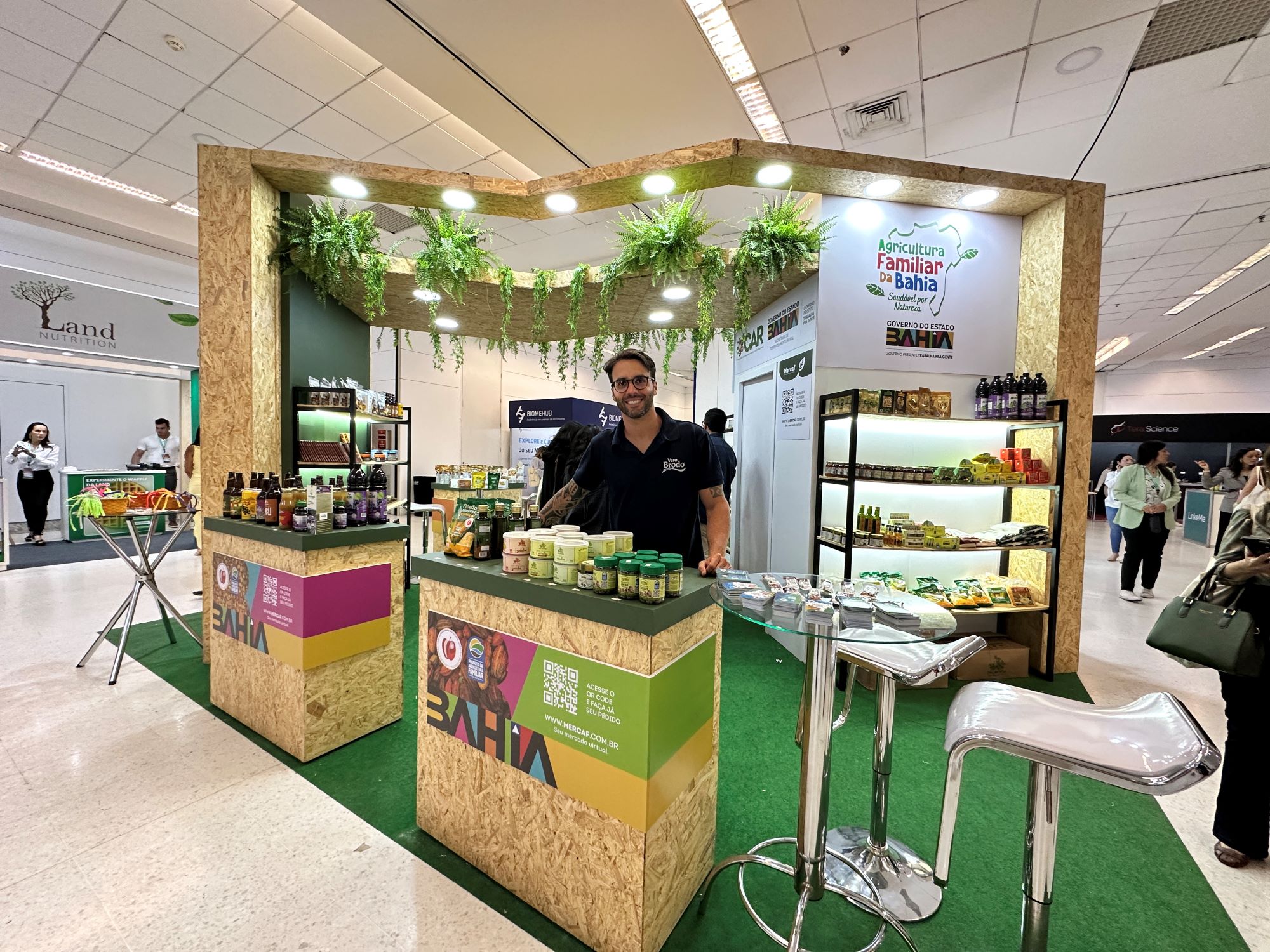 Nutricionistas aprovam produtos da agricultura familiar baiana no maior congresso de nutrição funcional do mundo