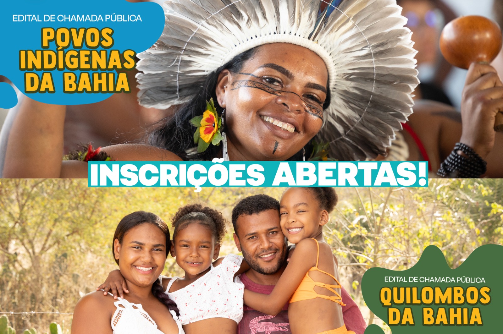 Editais de inclusão produtiva para indígenas e quilombolas encerram inscrições nesta sexta (27)