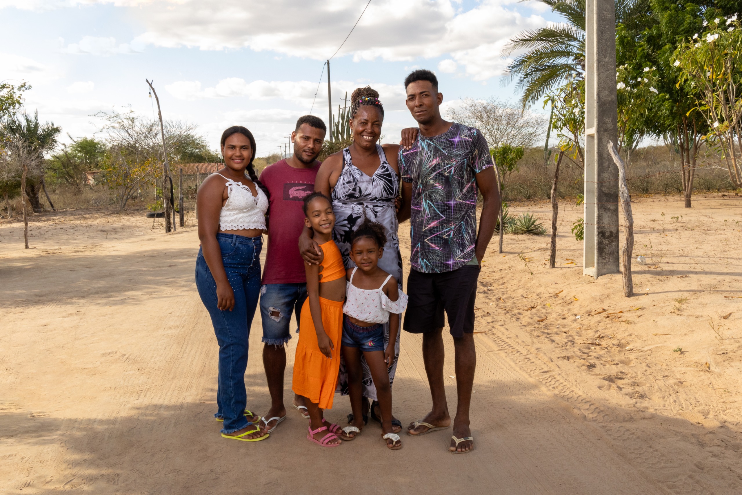 Família quilombola na Bahia