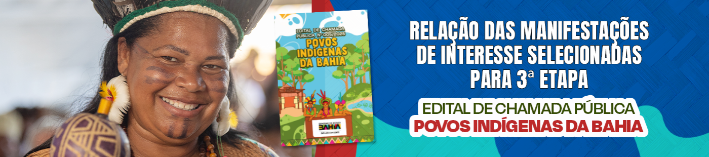 Edital - Povos Indígenas da Bahia