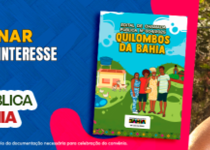 Edital - Quilombos da Bahia