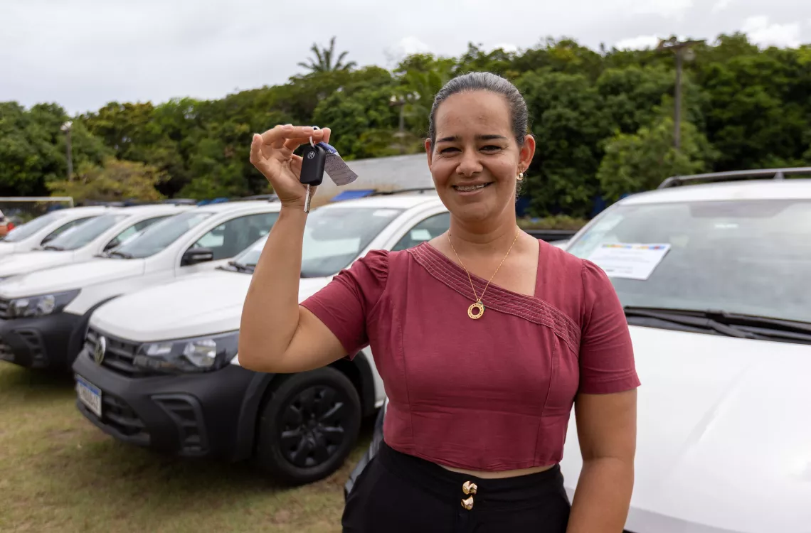 Associações comunitárias recebem veículos pick-up para fortalecer atuação na Bahia