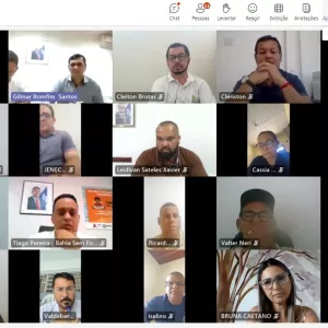 Reunião para estratégia de implantação das hortas 