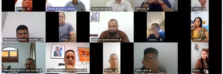 Reunião para estratégia de implantação das hortas 