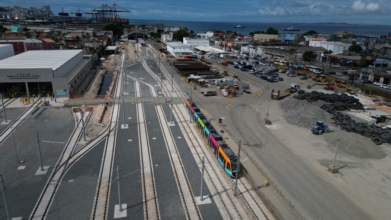 imagem aérea do VLT 