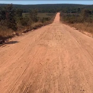 Foto da estrada da Produção 