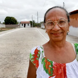 Beneficiada pela pavimentação