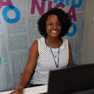 Mulher inscrita no programa