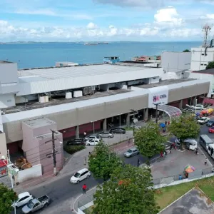 Visão panorâmica do hospital