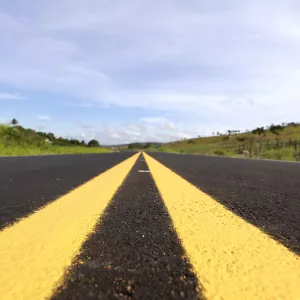 imagem de asfalto novo