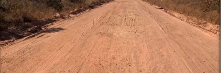 Foto da estrada da Produção 