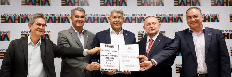 Governador assina investimentos