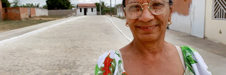 Beneficiada pela pavimentação