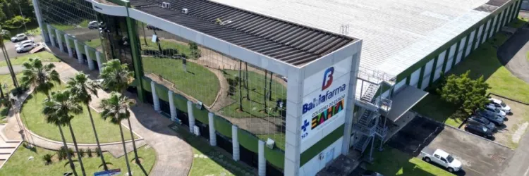 Foto aérea da Bahiafarma
