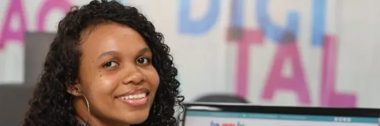 foto de beneficiária do Partiu Estágio