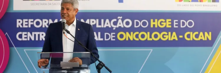 governador Jerônimo falando no evento 