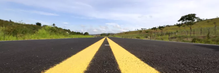 imagem de asfalto novo