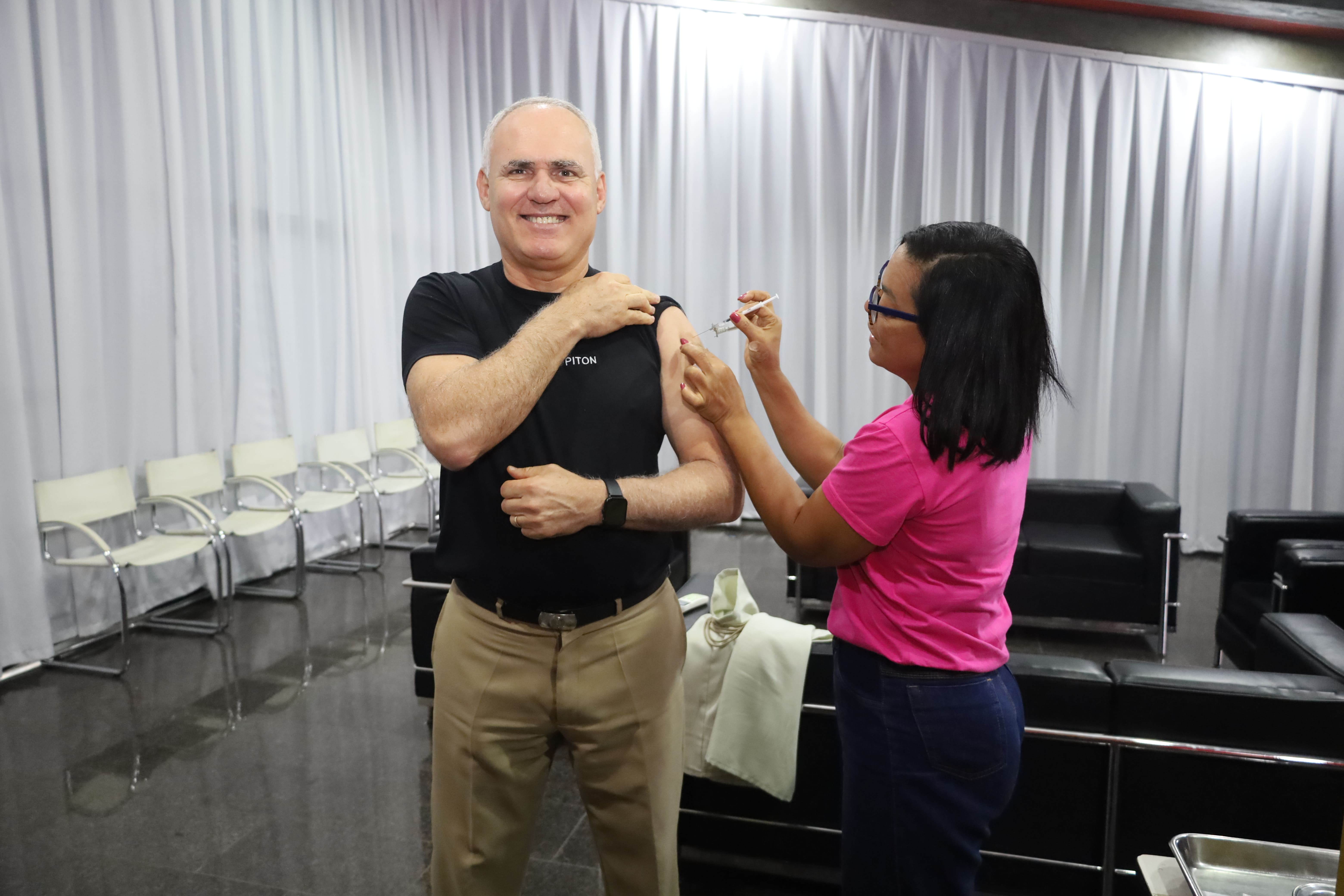 Casa Militar promove campanha de vacinação na Governadoria