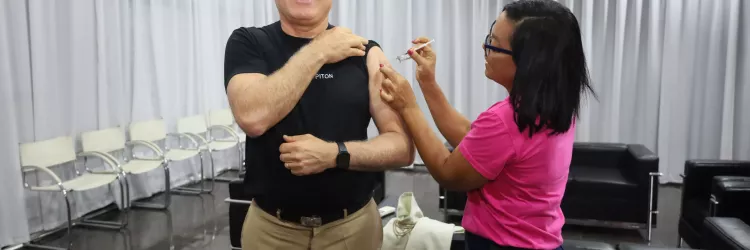 Casa Militar promove campanha de vacinação na Governadoria