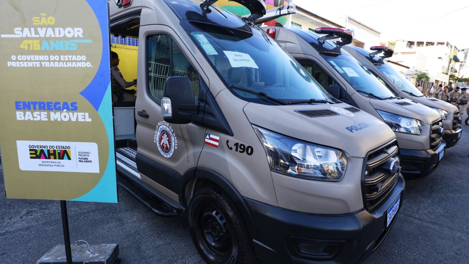 Governo do Estado amplia atuação da PM com investimento de R$ 4 milhões em nova unidade e viaturas