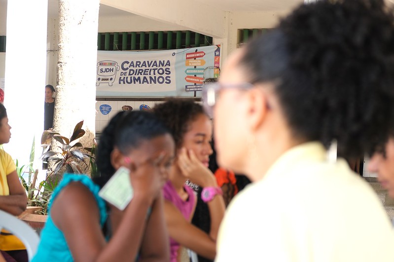Caravana de Direitos Humanos chega ao Pelourinho