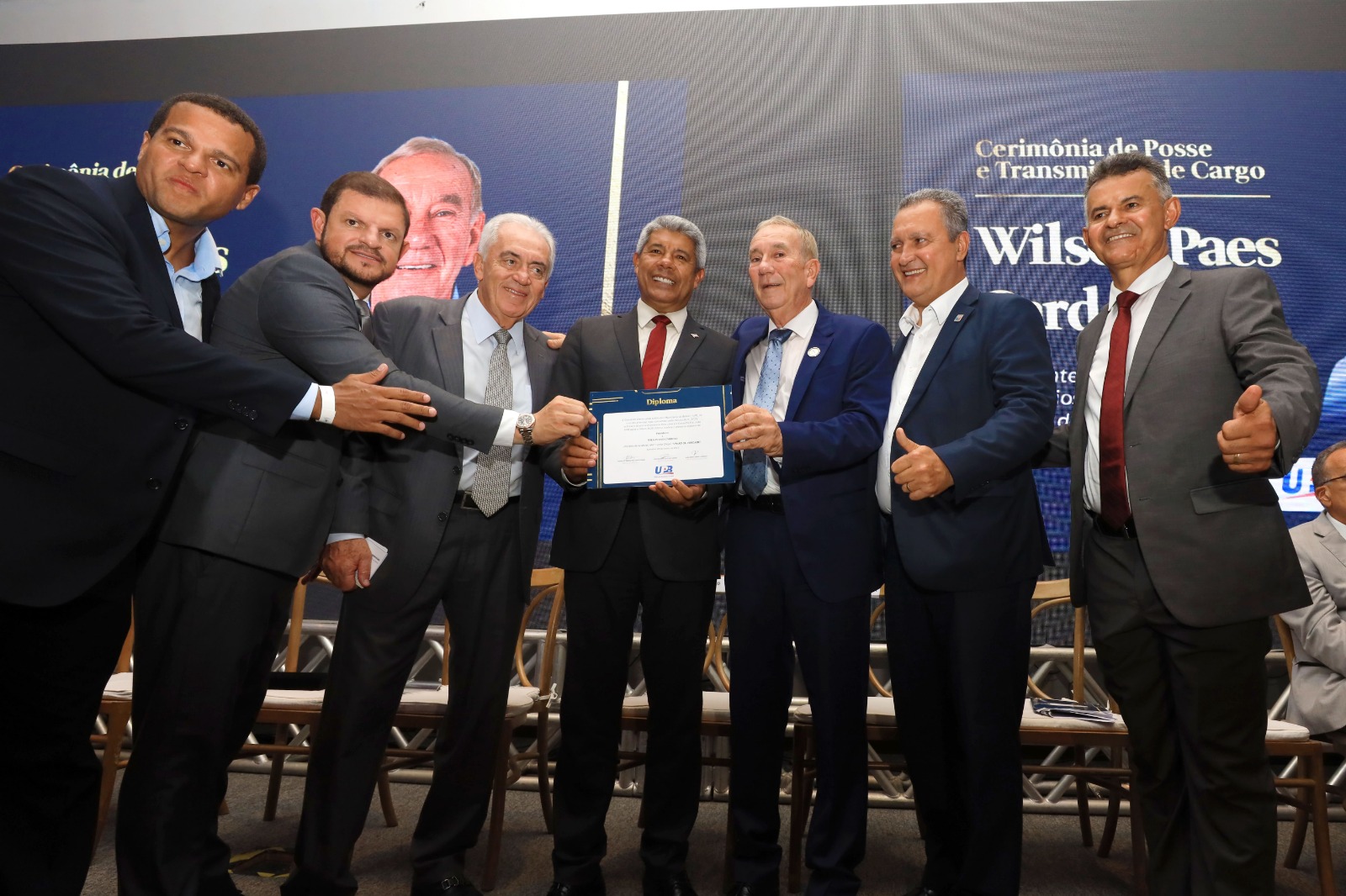 Governador Jerônimo Rodrigues participa de posse dos dirigentes da UPB e Fecbahia