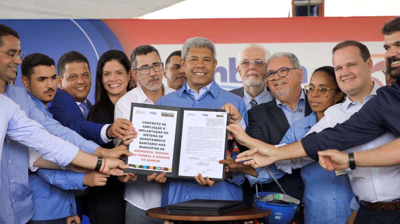 Governo do Estado firma contrato com Banco do Nordeste para implantar e ampliar sistemas de esgotamento sanitário em municípios baianos