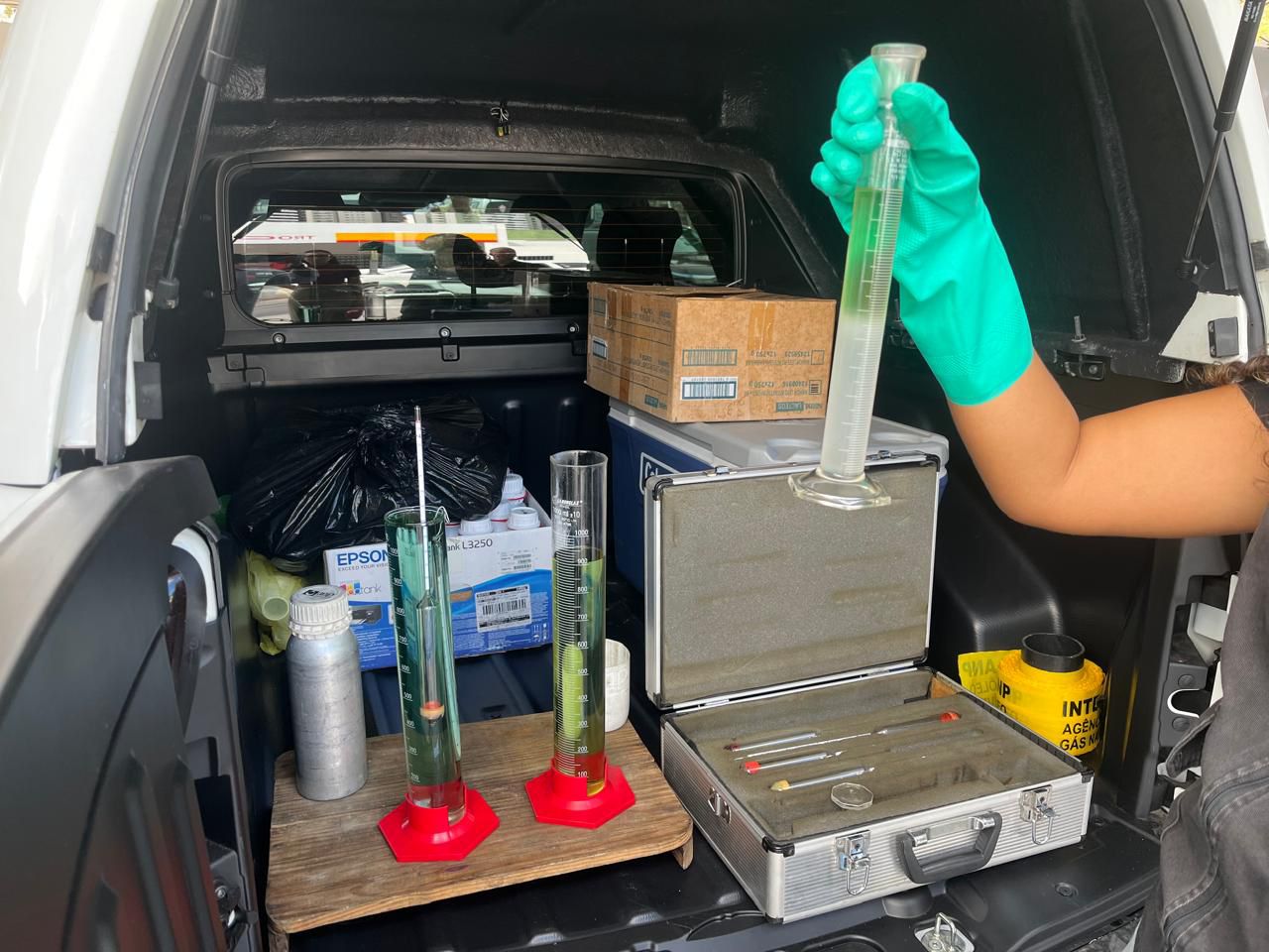 Operação Combustível Legal identifica quatro postos comercializando diesel não conforme no Norte do Estado