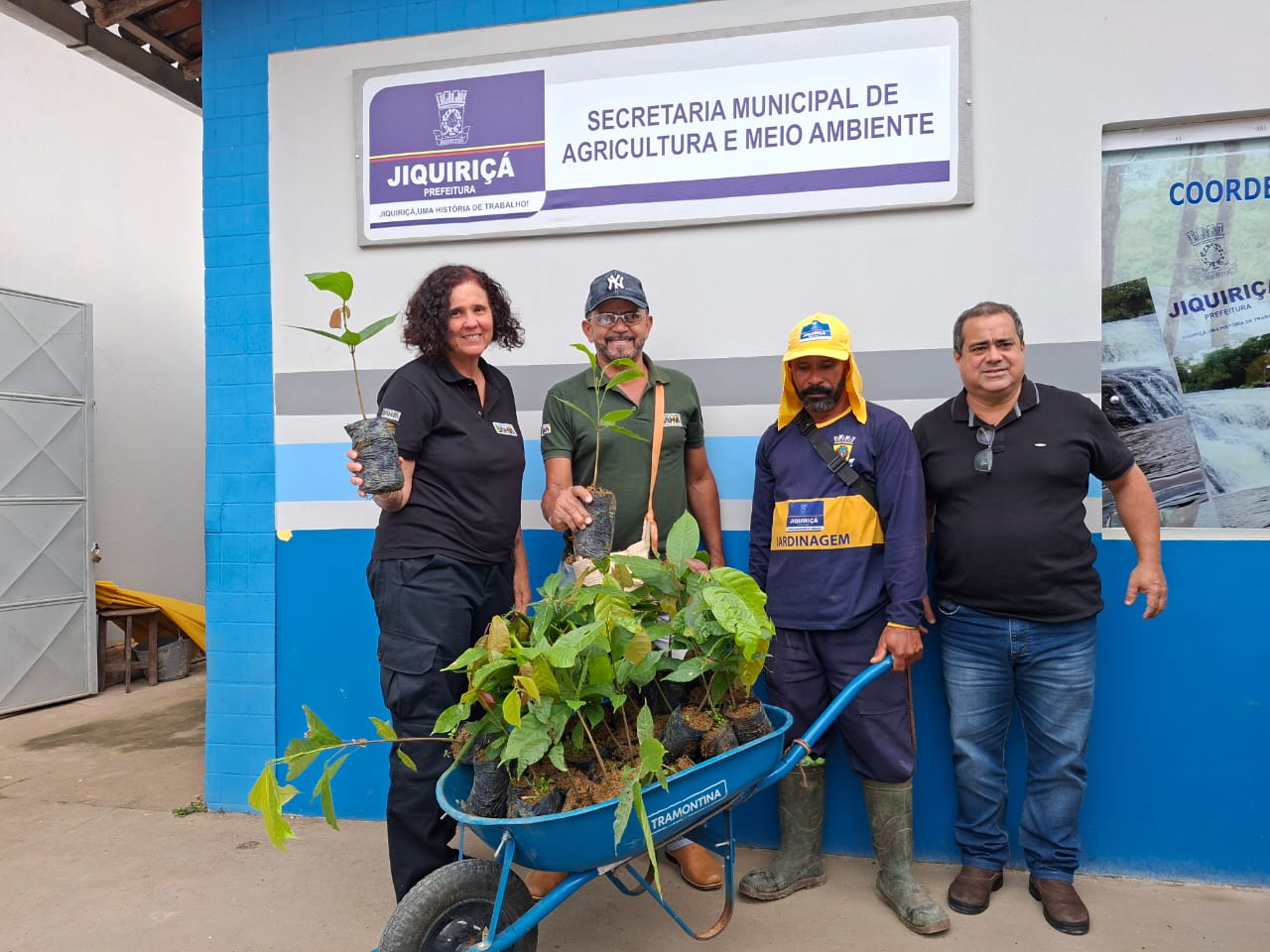 Sema recebe mudas do Kit SAF para fortalecer recuperação ambiental na bacia do Rio Jiquiriçá