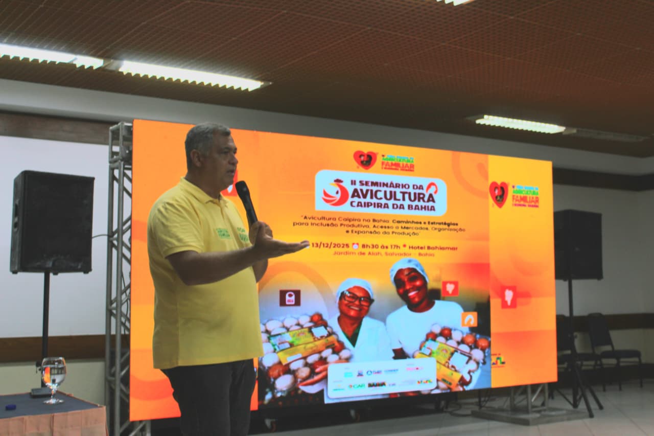 Novo edital voltado à produção de ovos de galinha caipira é apresentado no 2º Seminário Estadual da Avicultura Caipira Familiar