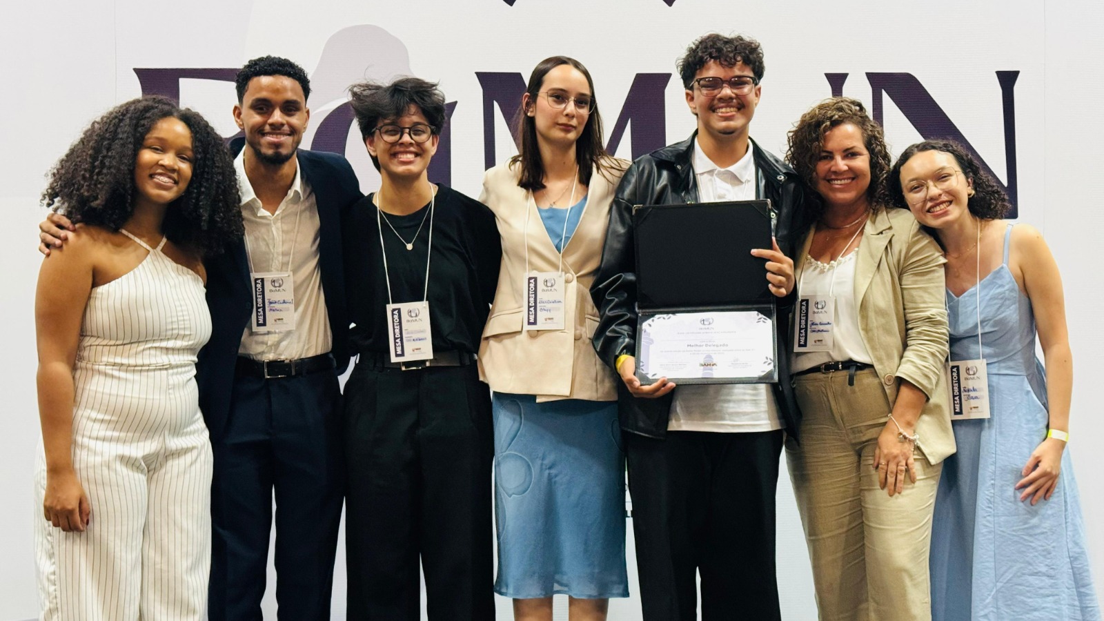 Premiação de delegados dos comitês marca encerramento da BaMUN 2025