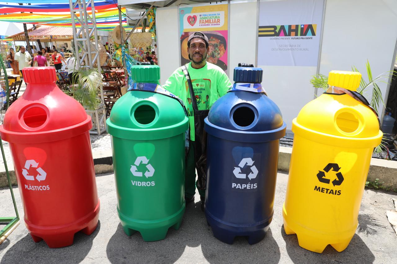 Feira Baiana da Agricultura Familiar reforça práticas sustentáveis com inclusão de coleta seletiva de resíduos orgânicos