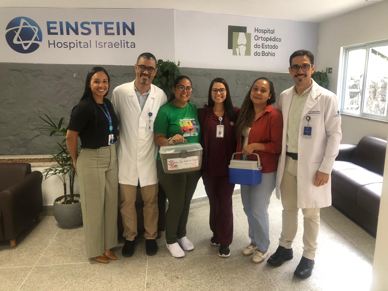 Primeira captação de órgãos no Hospital Ortopédico do Estado da Bahia beneficia dois pacientes à espera de transplante