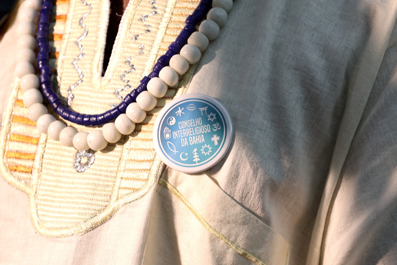 Sepromi realiza ato inter-religioso no Pelourinho durante o 6º Festival Cultural da Paz